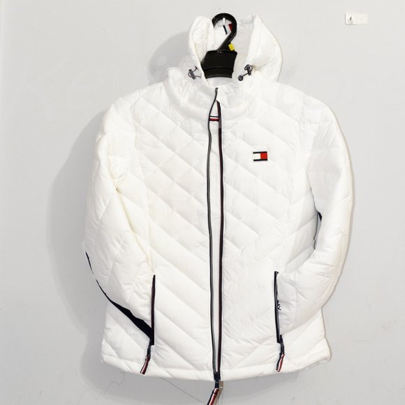 Tommy Hilfiger Ladies' Packable Jacket WHITE - Picture 3 of 9